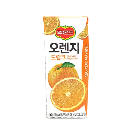 델몬트 오렌지주스(팩 190ml*32EA/BOX) [원산지: 상세설명참조]