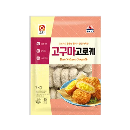 사조오양 고구마고로케(31g*33±1입 1Kg/EA)