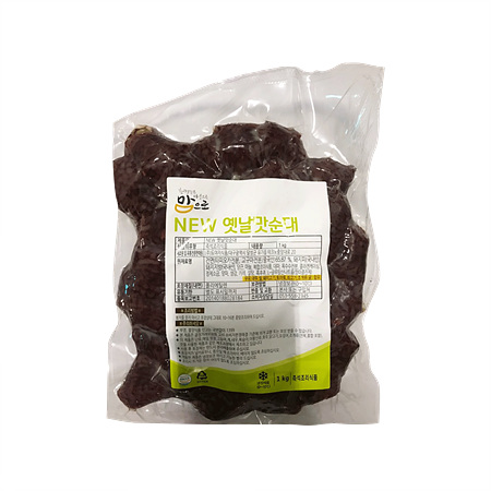 도야지식품 순대(new옛날맛_슬라이스_60±5개입 1Kg/EA)