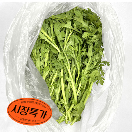 ★매일시장특가★ 프레시원 쑥갓(상 500g/EA) 초특가 채소 야채