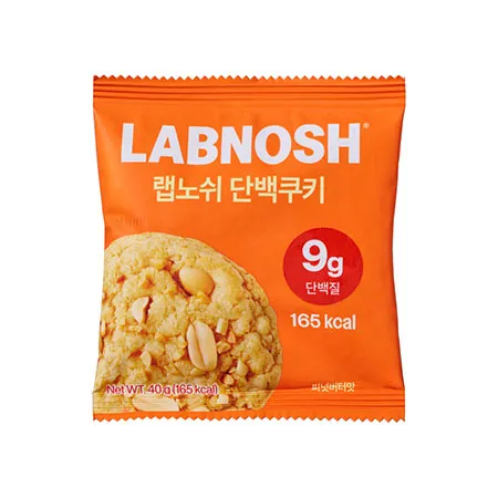 랩노쉬 단백쿠키(피넛버터_40g*10개입 400g/EA)