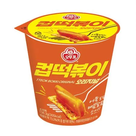 오뚜기 컵떡볶이(오리지널 136g/EA)