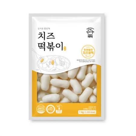 동성식품 떡볶이떡(치즈 1Kg/EA) [원산지: 상세설명참조]