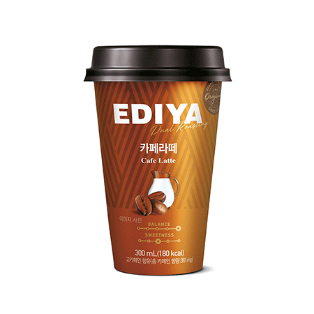 이디야 카페라떼(컵_300ml 300g/EA)