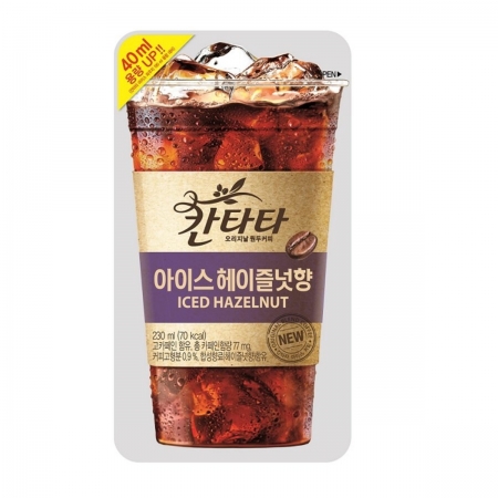 롯데칠성 칸타타아이스헤이즐넛(230ml*10입 2.3Kg/BOX)