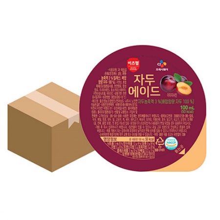 이츠웰 자두에이드(컵_100ml_빨대없음 100g/EA)
