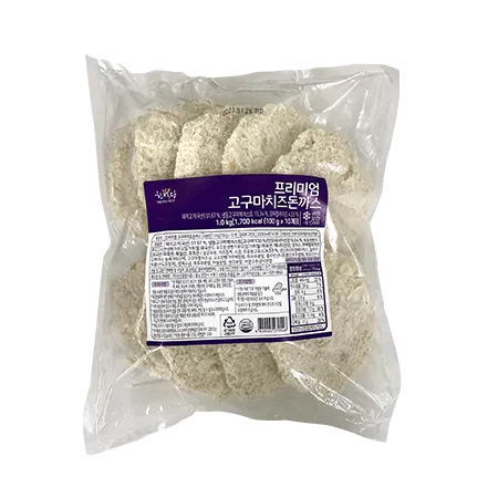 프리미엄 고구마 치즈 돈까스(100g*10입 1Kg/EA) 돈가스