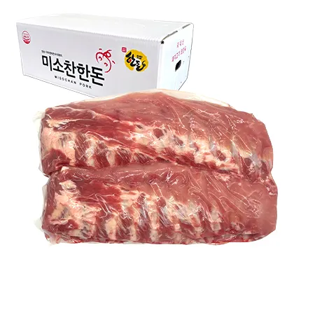 [비정량 한돈] 돈등갈비(냉장_2.5kg*4입 10Kg/BOX) 이미지
