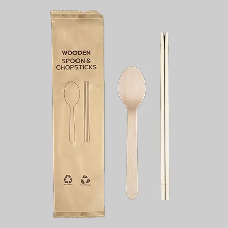 [HC] 우드수저세트(스푼34x160mm_젓가락200x5mm_500SET  EA)