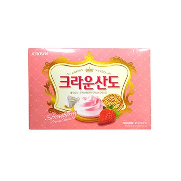 크라운제과 크라운산도(딸기 323g/EA)