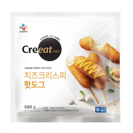 크레잇 치즈크리스피핫도그(85g*10개 850g/EA) [원산지: 상세설명참조]