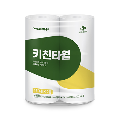 프레시원 키친타올(NEW_150매*2롤 EA)