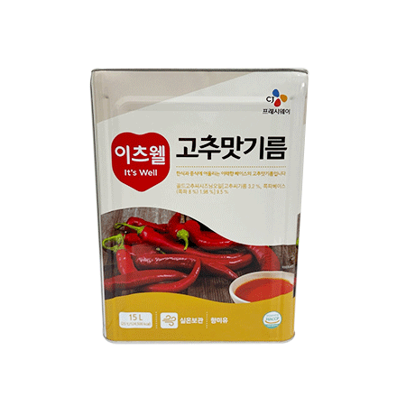 이츠웰 고추맛기름(15L 15Kg/EA)