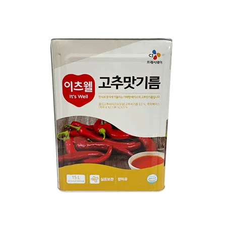 이츠웰 고추맛기름(15L 15Kg/EA)