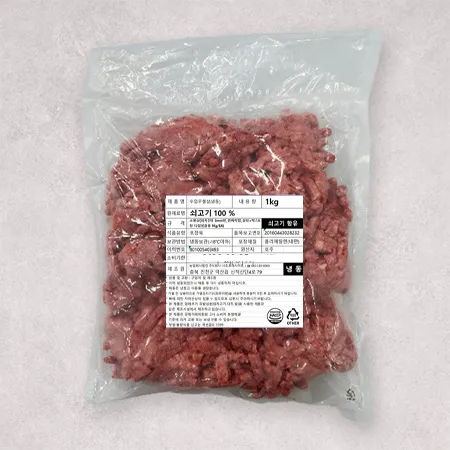 ♥정육특가♥소볼살( 3mm망_민찌작업_실링 다짐볶음용 1Kg/EA)