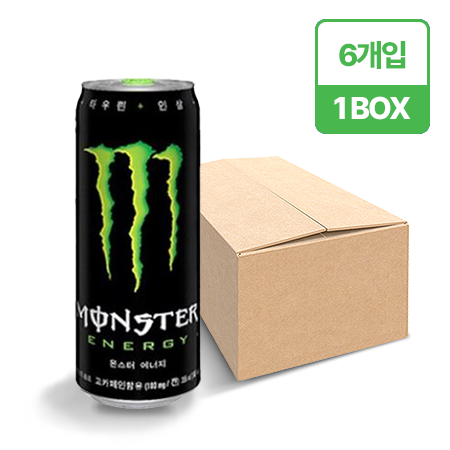몬스터 에너지드링크(오리지널 355g/6EA/BOX)