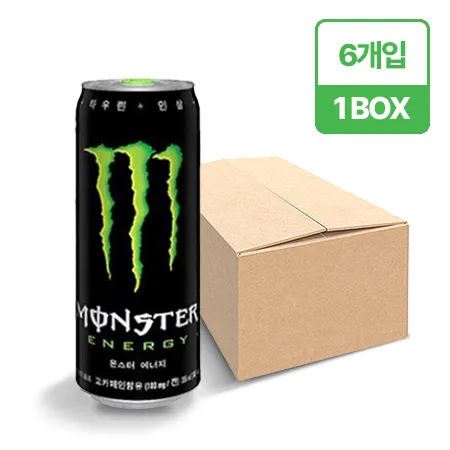 몬스터 에너지드링크(오리지널 355g/6EA/BOX)