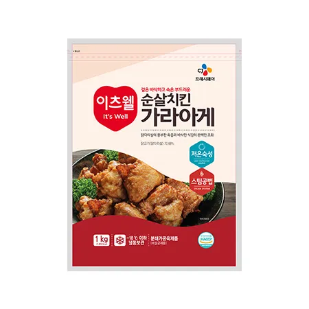 ♥첫구매♥이츠웰 순살치킨가라아게(1Kg/EA) 순살 치킨 가라아게 사이드메뉴 안주