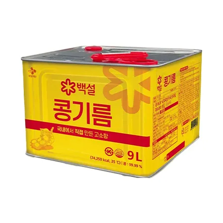백설 대두유(9L 8.253Kg/EA) 식용유 이미지