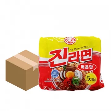 오뚜기 진라면(매운맛_멀티팩_120g*5입 600g/EA) X 8개입 라면 [원산지: 상세설명참조]