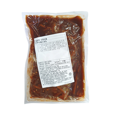 이음푸드 무짠지채(NEW_간장 1Kg/EA)  업소용 반찬