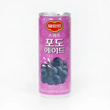 델몬트 포도주스(캔_240ml_스퀴즈 240g/EA)x30