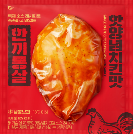 한끼통살 닭가슴살(핫양념치킨맛 100g/EA)