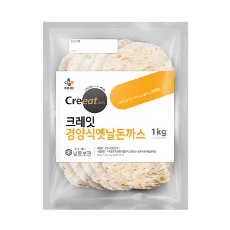 ★제당 초특가★크레잇 경양식 옛날 돈까스(100g*10입 1Kg/EA) 이미지