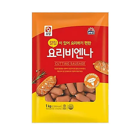 사조오양 칼집요리비엔나(1Kg/EA) 소시지