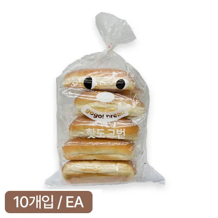 ★베이커리특가★ 핫도그빵(슬라이스(55g*10입) 550g/EA) 핫도그번