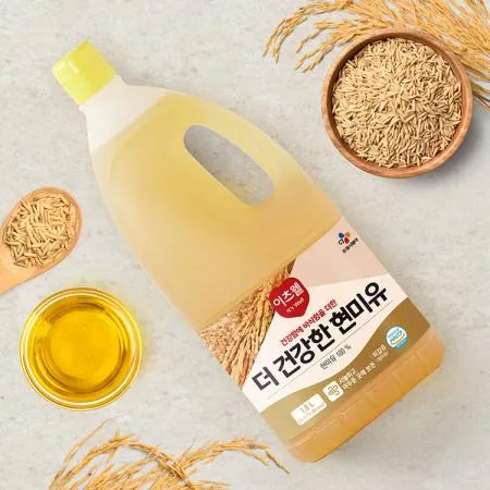 이츠웰 더건강한현미유(1.8L 1.65Kg/EA) 현미유 식용유 이미지