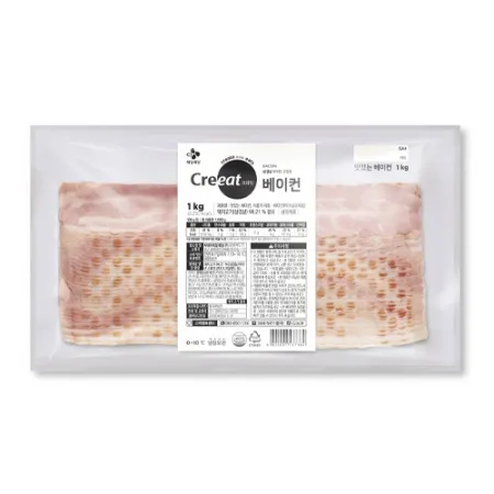 ★제당 초특가★크레잇 냉장 베이컨(B2B 1Kg/EA) 삼겹살 베이컨 이미지