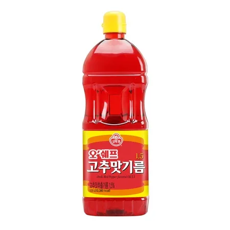 오쉐프 고추맛기름(1.5L_9입 1.5Kg/EA)