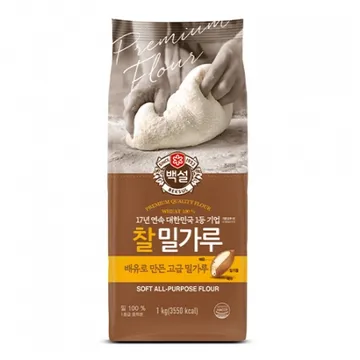 백설 찰밀가루(3Kg/EA)