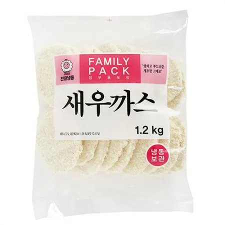 천일식품 새우까스(60g*20입 1.2Kg/EA) 천일 [원산지: 상세설명참조]