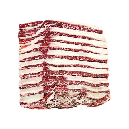 ♥정육특가♥ 소LA갈비(CH등급, 1.2cm 슬라이스, 미국산, 냉동 1Kg/EA) 구이용 이미지