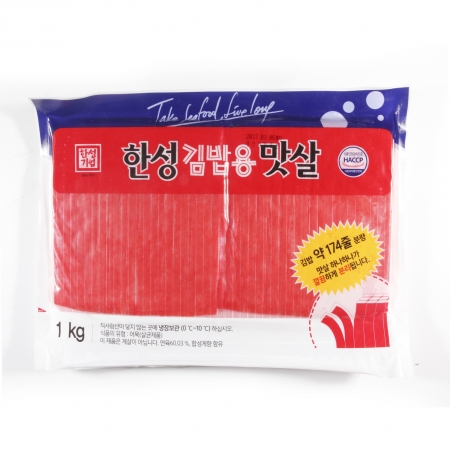 한성 맛살(5.8g*174개입 김밥용 1Kg/EA)