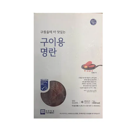 덕화푸드 구이용명란(명란94.69%_18±3개 구이용 1Kg/BOX)