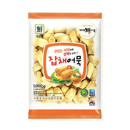사조대림 기타어묵(잡채_15g*67개입 1Kg/EA) 어묵 오뎅