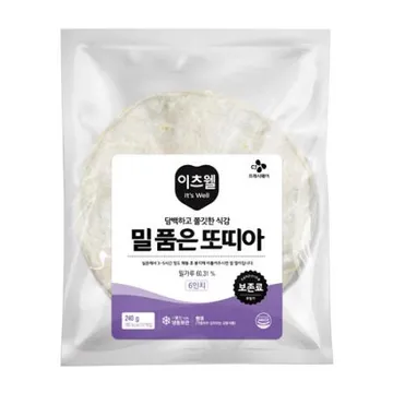 이츠웰 밀품은또띠아(6인치_12장 240g/EA)