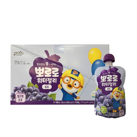 뽀로로 워터젤리(120ml_포도 120g/EA)x10