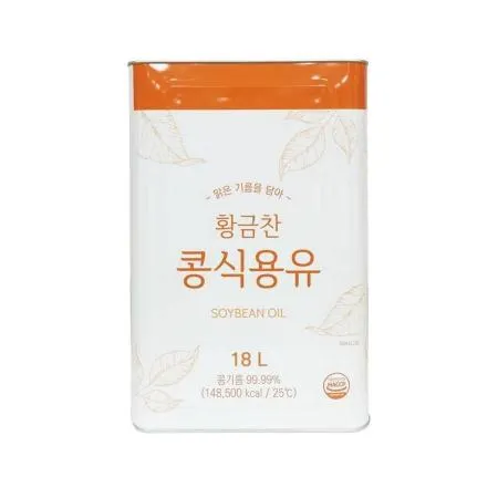 ★초특가★황금찬 대두유 식용유(18L 16.5Kg/EA) 대두유 식용유 이미지