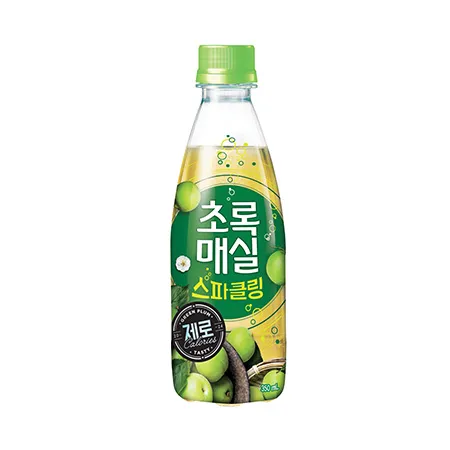 웅진식품 초록매실스파클링(350ml_PET_제로 350g/EA)