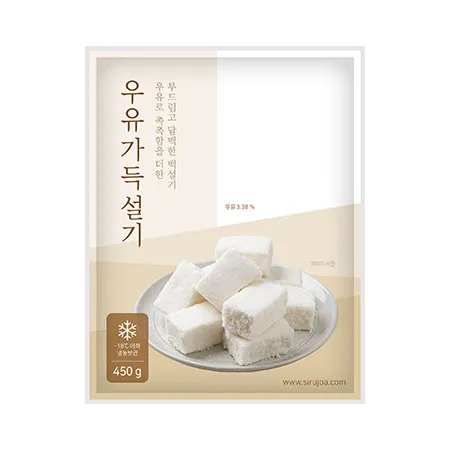 시루조아 우유가득설기(개별포장_45g*10입 450g/EA) 이미지