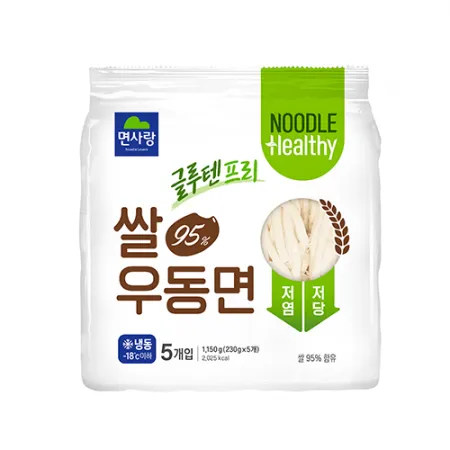 면사랑 쌀우동면(230g*5개입 1.15Kg/EA)