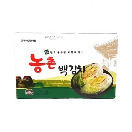 농촌 백김치(10Kg/BOX)  업소용 반찬