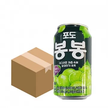 해태에이치티비 봉봉(캔_포도 340g/EA)x24