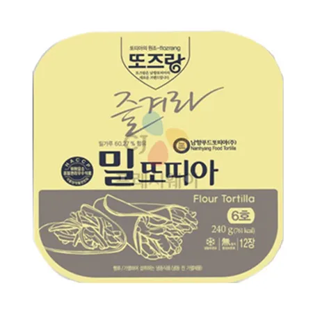 또즈랑 밀또띠아(6인치_12입 240g/EA)