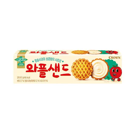 크라운제과 국희와플샌드(87g/EA)