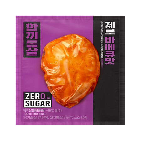 한끼통살제로 닭가슴살(바베큐맛 100g/EA)